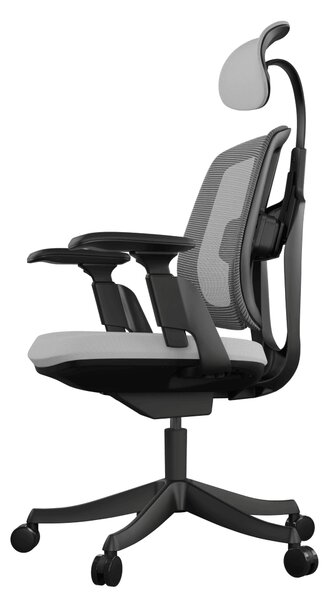 Ergonomická kancelárska stolička Liftor Active, sivá (textil + sieťovina)