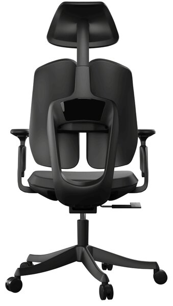 Ergonomická kancelárska stolička Liftor Active, čierna (pravá koža)