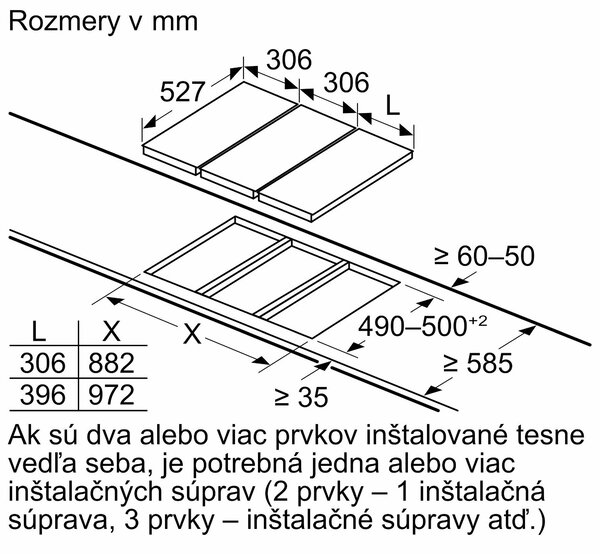 Bosch PXX375FB1E + kupóny na daľší nákup - Indukčná varná doska