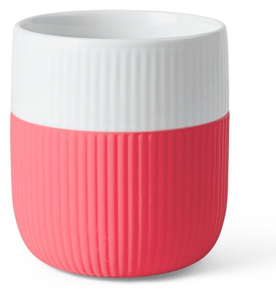 Porcelánový hrnček Fluted Contrast Hibiscus 350 ml