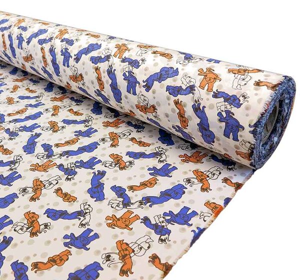 Bavlnená tkanina Látka Psík (Metrový textil, metráž bavlnená látka)