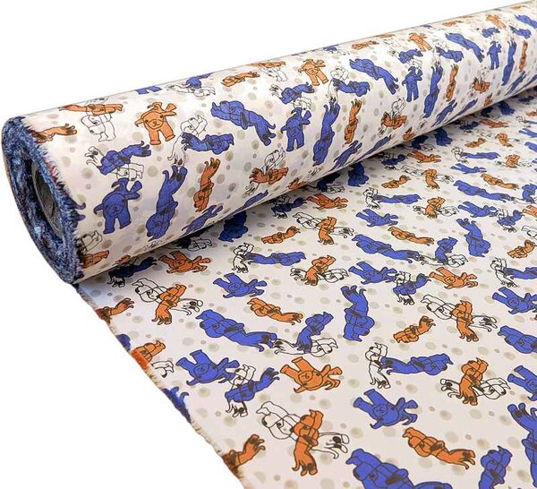 Bavlnená tkanina Látka Psík (Metrový textil, metráž bavlnená látka)