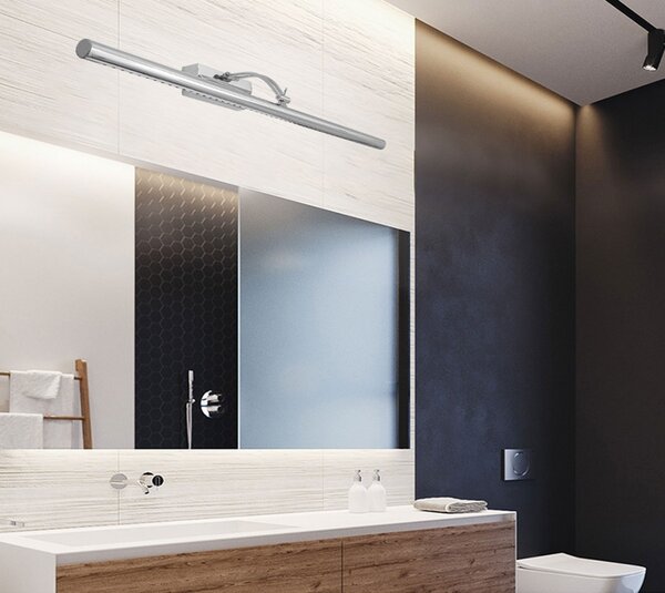 TooLight LED kúpeľňová lampa nad zrkadlo 9W 70CM APP366-1W chróm