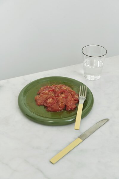 Tanier Barro Plate Green Ø 18 cm – sada 2 ks