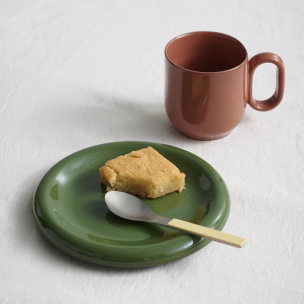 Tanier Barro Plate Green Ø 18 cm – sada 2 ks