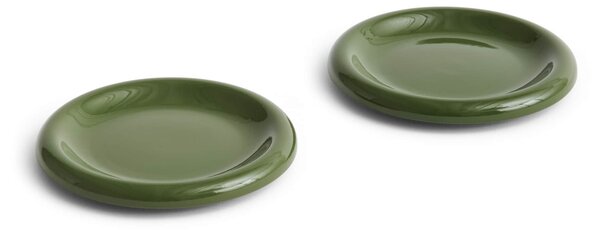 Tanier Barro Plate Green Ø 18 cm – sada 2 ks