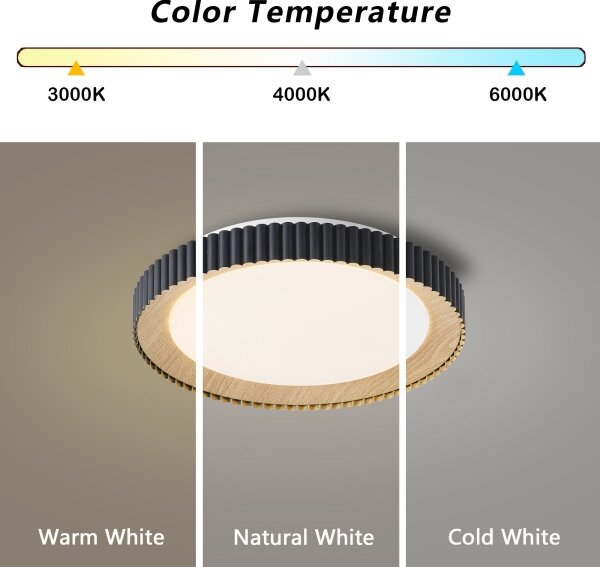 Brilagi - stmievateľné LED stropné svietidlo NEXO LED/48W/230V 3000-6000K čierne, priemer 43 cm, s diaľkovým ovládaním