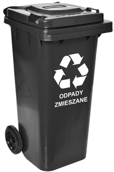 Sada odpadkových košov 120 l (4 ks)