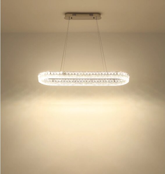 Globo 67387-40 - LED stmievateľný luster na lanku LAUREL 40W/230V číra+DO