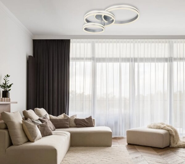 Globo 67260-72 - LED stmievateľné stropné svietidlo RUBIO 72W/230V 2700-6000K 60x80 cm+DO