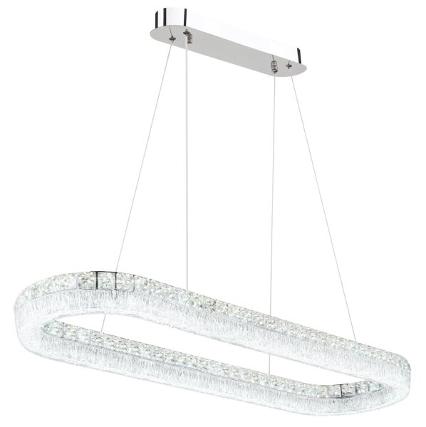 Globo 67387-40 - LED stmievateľný luster na lanku LAUREL 40W/230V číra+DO