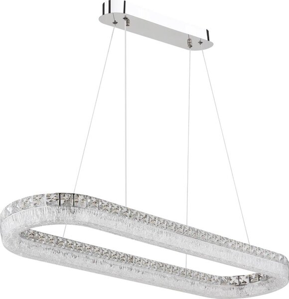 Globo 67387-40 - LED stmievateľný luster na lanku LAUREL 40W/230V číra+DO