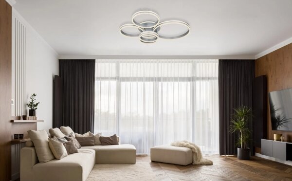 Globo 67260-120 - LED stmievateľné stropné svietidlo RUBIO 120W/230V 90x114 cm+DO