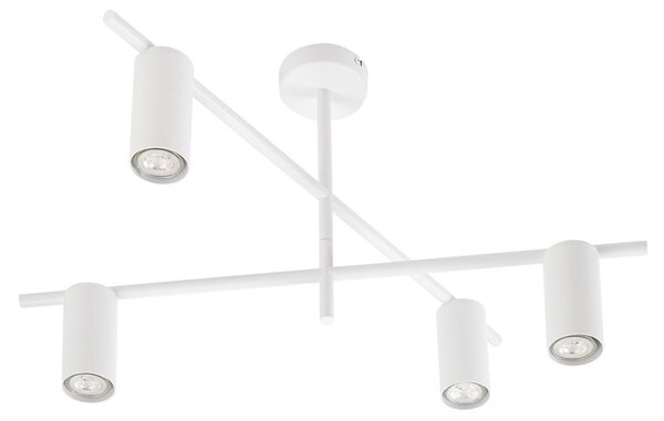 Stropné Lampa Lindby, Marilou, stmievateľné, Biela, Obývacia izba, Kov, Moderný