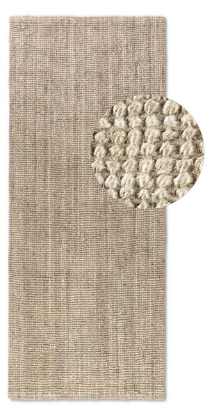 Hanse Home, Behúň Bouclé Jute 105973 Ivory White, 80x200, béžová, chodba / predsieň