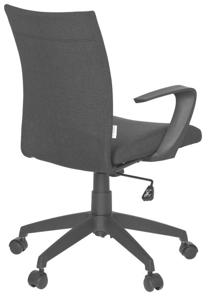 OTOČNÁ STOLIČKA, plochá tkanina, čierna MID.YOU - Online Only kancelárie, Online Only