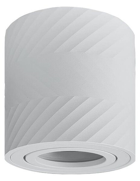 Prezent 71110 - Bodové svietidlo LOTAR 1xGU10/50W/230V priemer 8 cm biele