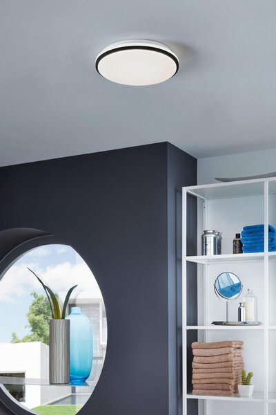 STROPNÉ LED SVIETIDLO, 34/6,5 cm Eglo - Online Only bytové doplnky, Online Only