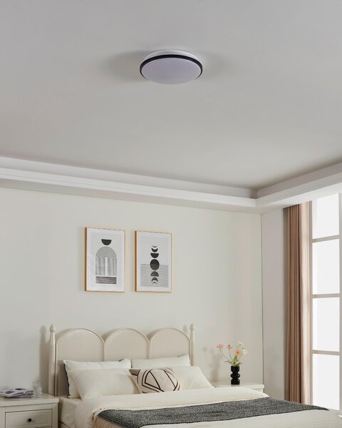 STROPNÉ LED SVIETIDLO, 34/6,5 cm Eglo - Online Only bytové doplnky, Online Only