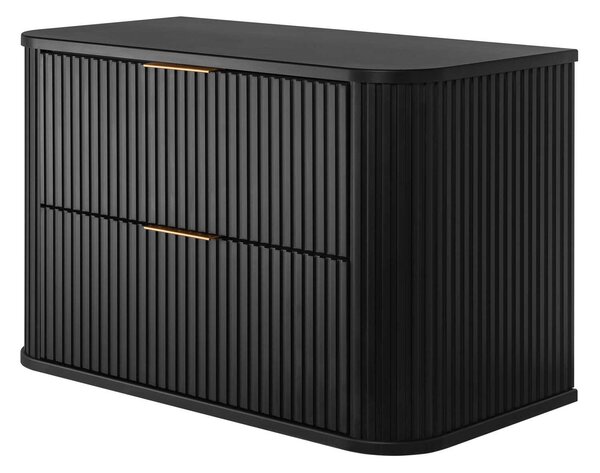 Skrinka pod umývadlo ELEGANCE Black | 80 cm