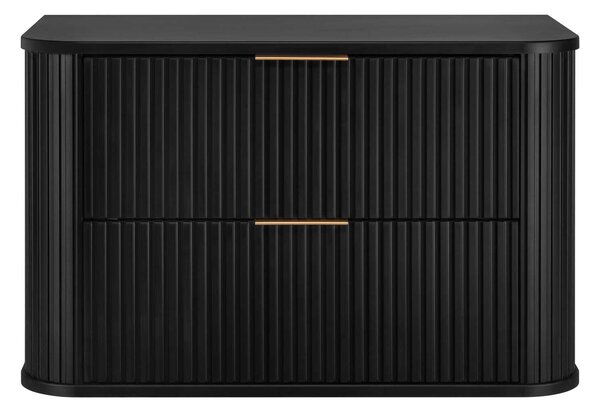 Skrinka pod umývadlo ELEGANCE Black | 80 cm