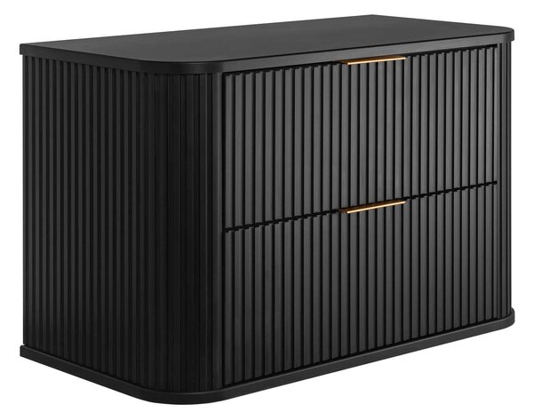 Skrinka pod umývadlo ELEGANCE Black | 80 cm