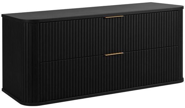 Skrinka pod umývadlo ELEGANCE Black | 100 cm