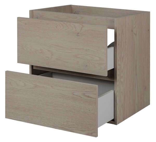 Skrinka pod umývadlo SIMPLE Dark oak | 60 cm