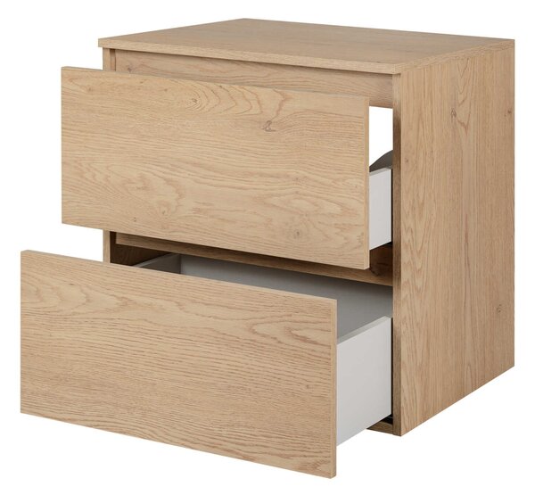 Skrinka pod umývadlo s doskou SIMPLE Light oak D60/1 | 60 cm