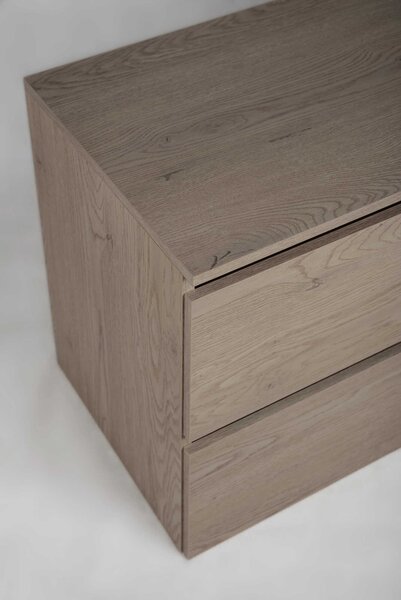 Skrinka pod umývadlo SIMPLE Dark oak | 60 cm