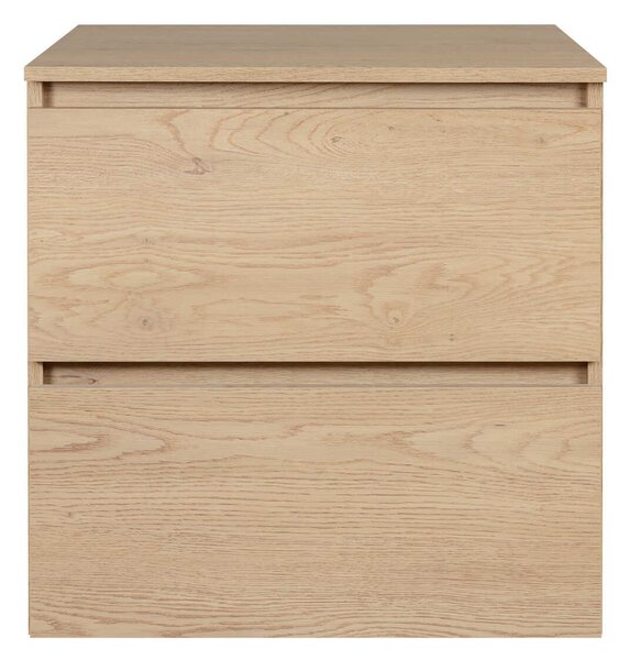 Skrinka pod umývadlo s doskou SIMPLE Light oak D60/1 | 60 cm