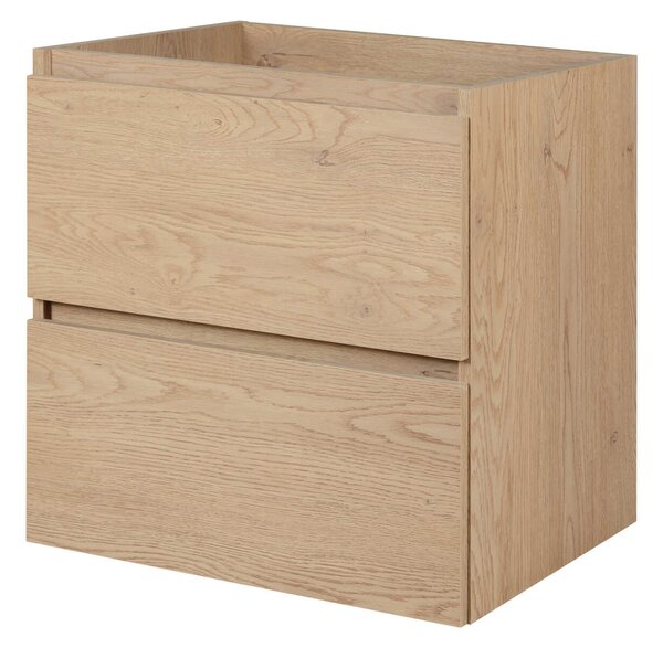 Skrinka pod umývadlo s doskou SIMPLE Light oak D60/1 | 60 cm