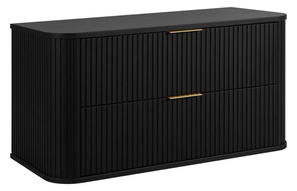 Skrinka pod umývadlo ELEGANCE Black | 100 cm