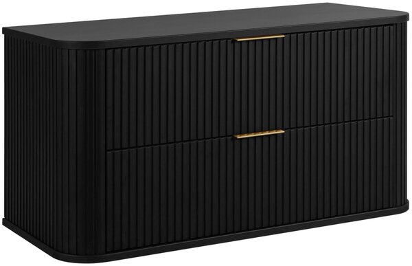 Skrinka pod umývadlo ELEGANCE Black | 100 cm