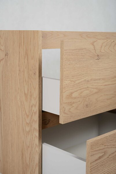 Skrinka pod umývadlo SIMPLE Light oak | 80 cm