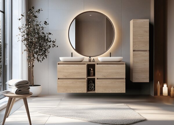 Skrinka pod umývadlo SIMPLE Light oak | 80 cm