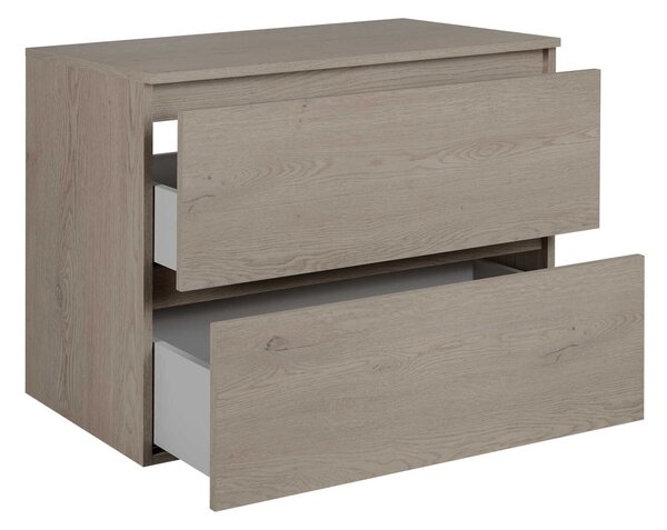 Skrinka pod umývadlo SIMPLE Dark oak | 80 cm