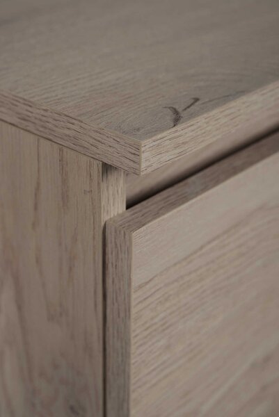 Skrinka pod umývadlo SIMPLE Dark oak | 80 cm