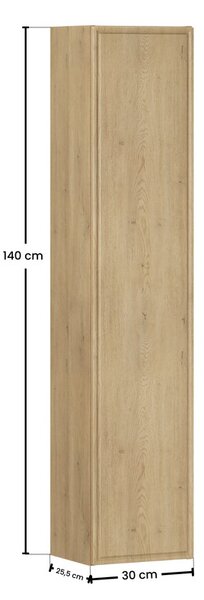 Vysoká skrinka do kúpeľne TERRA Cremona 80-30-1D
