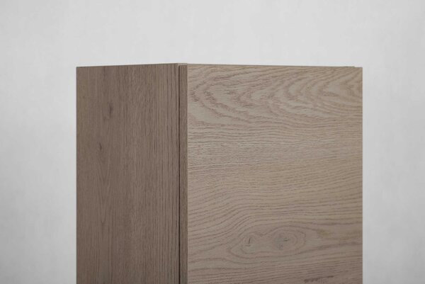 Vysoká skrinka do kúpeľne SIMPLE dark oak