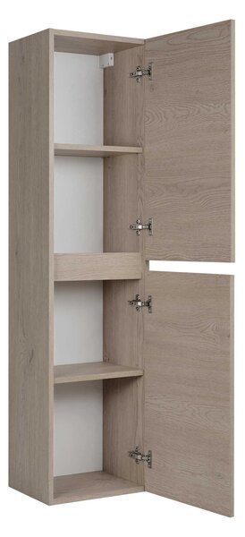 Vysoká skrinka do kúpeľne SIMPLE dark oak