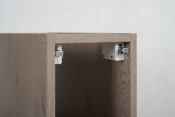 Regál do kúpeľne SIMPLE dark oak
