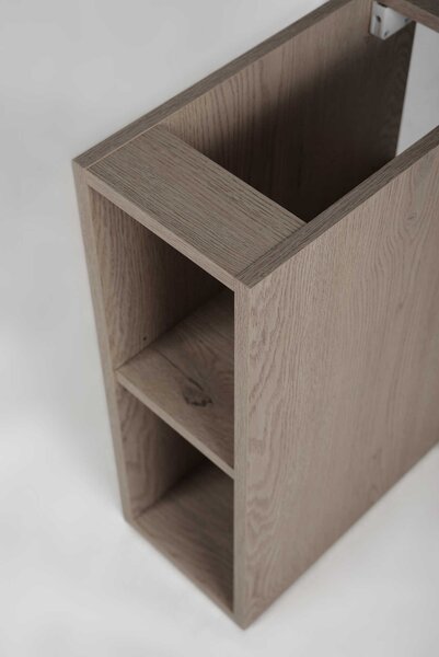 Regál do kúpeľne SIMPLE dark oak