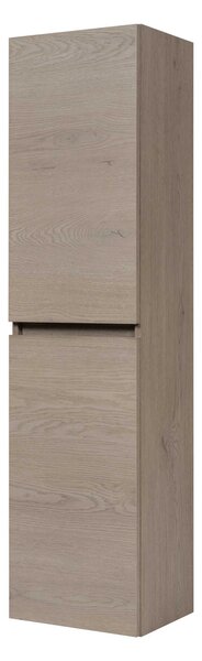 Vysoká skrinka do kúpeľne SIMPLE dark oak