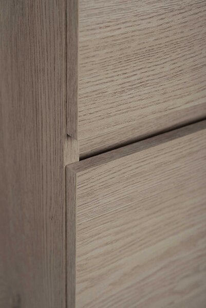 Vysoká skrinka do kúpeľne SIMPLE dark oak