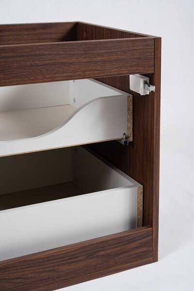 Skrinka pod umývadlo SIMPLE Oak walnut | 60 cm