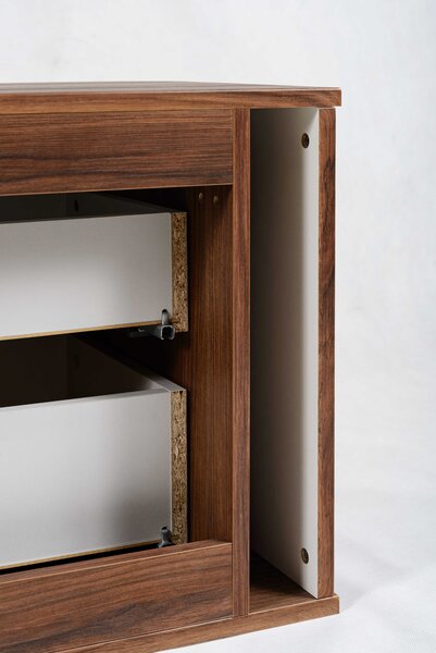 Skrinka pod umývadlo ELEGANCE Walnut | 120 cm