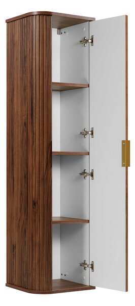 Vysoká skrinka do kúpeľne ELEGANCE 139 Walnut