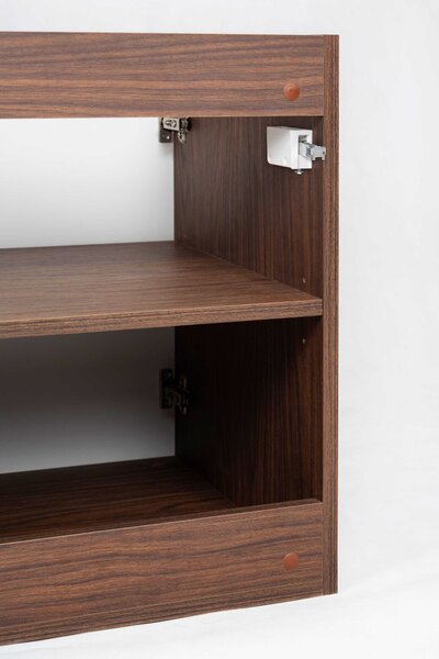 Skrinka pod umývadlo FLOW Oak walnut 60 2D | 60 cm
