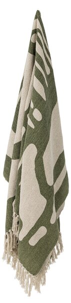 Prehoz z recyklovanej bavlny Dalmine Green 130 × 160 cm